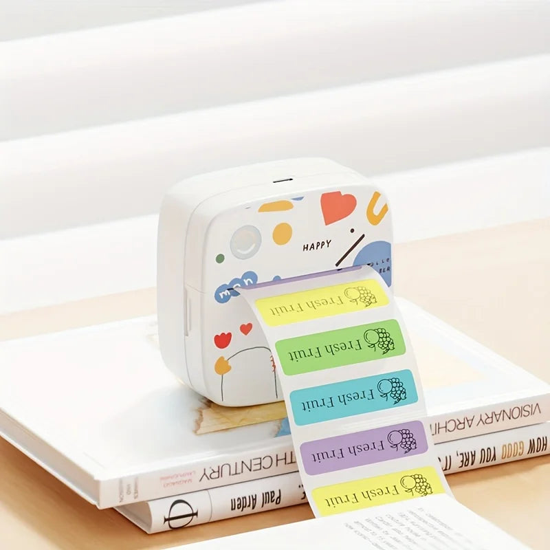 MINI Portable Sticker Printer. Bluetooth Inkless Printpods,Pocket Label Maker Suitable for creative kids